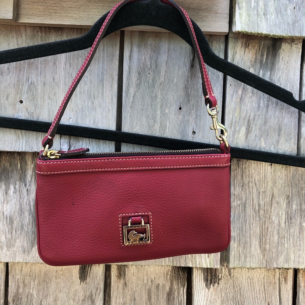 Dooney & Bourke Pebble Leather Wristlet